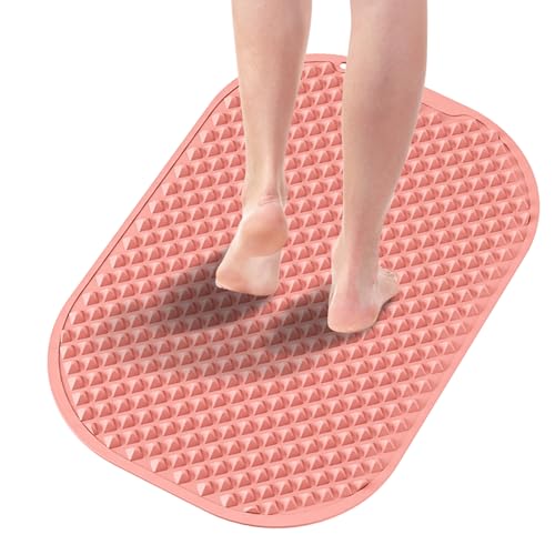 Tapis de réflexologie des pieds pour séance de yoga et relaxation dans la salle de bain