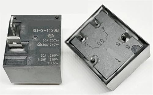 Relé de 4 pines SLI-S-112DM 12V para control de circuitos de alta potencia
