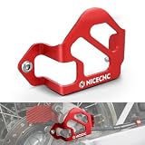 NICECNC Motorcycle Rear Caliper Guard Cover Protector Aluminum Compatible with Honda XR650L 1993 1994 1995 1996 1997 1998 1999 2000 2001 2002 2003-2024