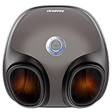 RENPHO Foot Massager with Shiatsu Tapping Heat and Air Compression, Deep Kneading Electric Foot Massage Machine for Plantar Fasciitis Pain Relief, Tired Feet, Promote Blood Circulation