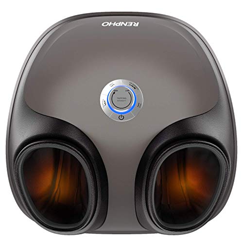 RENPHO Foot Massager Machine with Heat [2026 Upgraded], Shiatsu Foot Massager for Plantar Fasciitis, Birthday Gifts for Women, Wireless Control, ABZ63