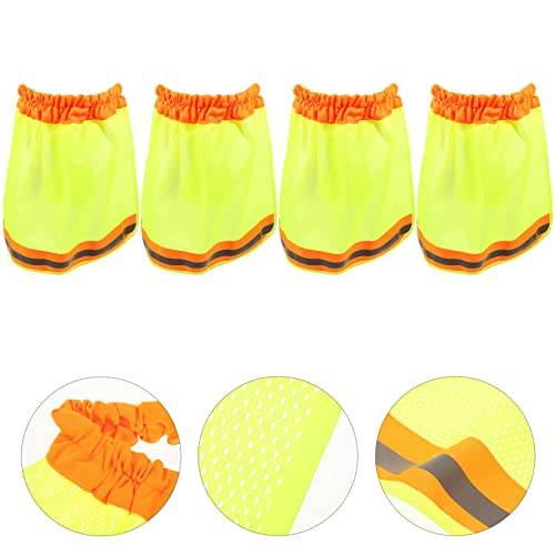 Generic 4 Pcs Chapéu Duro Pescoço Capacete Escudo Pescoço Capacete Pescoço Sombra Protetor Solar Cha