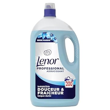 Lenor Professional Brezza Marina Potenziatore Per Vestiti/Ammorbidente Per Vestiti 200 Lavaggi, 4 l, Morbidezza E Freschezza Irresistibili Progettate Per Professionisti