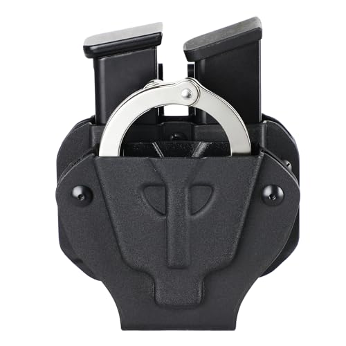 Kydex Handcuff Magazine Combo Holster Fits 9mm .40 .45 Mags Belt MOLLE