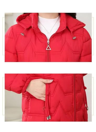 Chic and Cozy: Women’s Long Cotton-Padded Jacket for Every Winter Adventure - Image 2