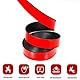 Gummistreifen Selbstklebend, 25mm(W) x 1.5MM(T) x 9.8Ft(L) Neopren Gummidichtung Selbstklebend Bautenschutzmatte Solide Gummi Dichtband für DIY Dichtungen, Bodenschutz, Stoßdämpfung, Anti-Rutsch