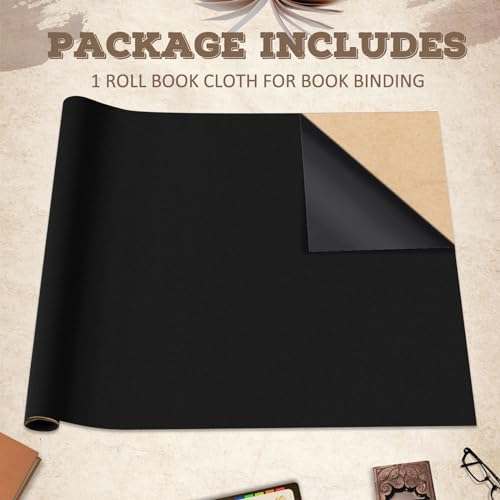 Geyoga Pano de livro para encadernação de livros 101 x 40 cm capa de livro autoadesivo tecido para e