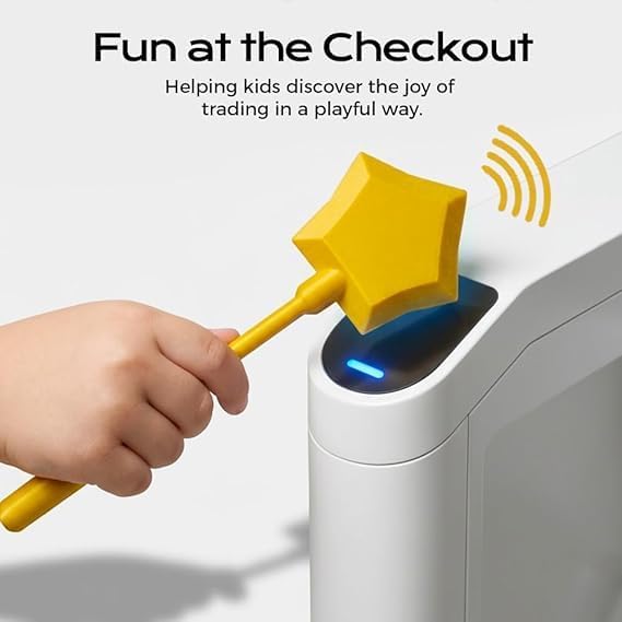 2026 New 3D Printed Wand Tap to Pay, Upgrade Star Magic Wand Contactless Payment Card Holder for Checkout for Card Payment (Pink)
