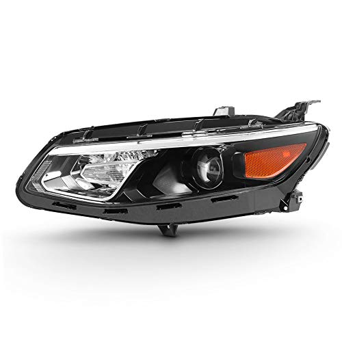 ACANII - For [Halogen Model] 2016 2017 2018 Chevy Malibu Headlight Headlamp Light Lamp Replacement - Left Driver Side