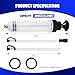 200cc Automotive Fluid Extractor Pump, Oil Extractor/Oil Syringe, Manual Fuel Suction & Filler, Fluid Oil Change Evacuator