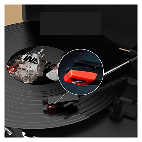 Tourne-Disque Vinyle Rétro Vinyle Tourne-Disque phonographe phonographe Salon décoration Antique stéréo Maison Style européen Cadeaux (Color : Brown, Size : W) - Les Beatles, Paul McCartney, John Lennon, RIngo Starr, George Harrison Tourne-Disque Vinyle Rétro Vinyle Tourne-Disque phonographe phonographe Salon décoration Antique stéréo Maison Style européen Cadeaux (Color : Brown, Size : W) – Image 4