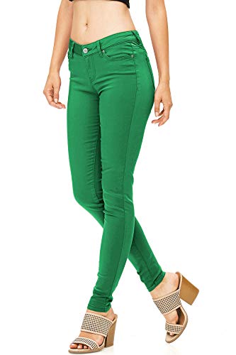 Celebrity Pink Women\'s Juniors Mid-Rise Jeggings Fit Skinny Pants (13, Apple)