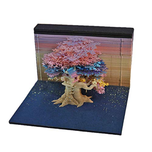 PeleusTech Memo Pads Paper Art with Light 3D Stick Notes Convenience Stickers...