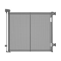 “Treppenschutzgitter Ausziehbare für Babys,0-140 cm,83 cm Hoch Baby Absperrgitter Treppenschutzrollo,Einhändig Bedienbar,Geeignet für Treppen/Türen/Innen & Außen türschutzgitter (140cm/grau)