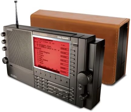 Eton – Elite Satellit AM/FM/HD Radio with Shortwave, Aircraft and Single Side Band (SSB), Multi-Color Display for RDS, Dual Programmable Clocks, Tone Controls, High Dynamic Range