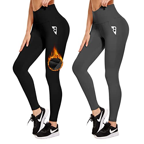 ACTINPUT Thermo Leggings Damen Gefütterte Thermoleggins High Waist...