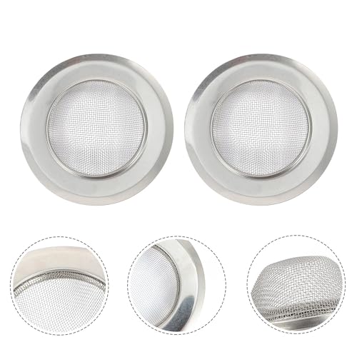 Image of 2PCS Kitchen Sink Strainer Stainless Steel, Kitchen Sink Drain Strainer Premium Fine Mesh Sieve Filter Basket with Anti-Clogging Technology Rust-Resistant, Easy Clean (Pack of 2)