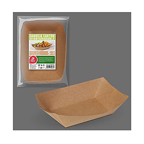 BESTGREEN 5 BARQUETTES Carton Kraft 110X70X40 MM Cover
