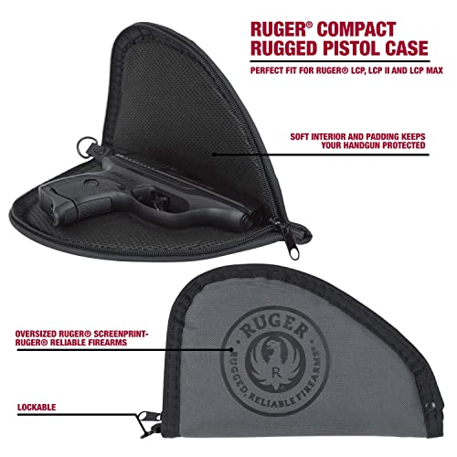 Ruger® Compact 8” Pistol Case, Gray #TOP3