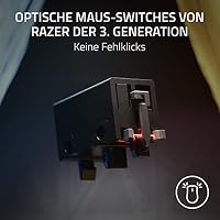 Razer DeathAdder V3 - Ergonomische Esports-Maus - 59g Leicht - 30K Optischer Sensor - Optische Mausschalter Gen-3-8000Hz HyperPolling - Speedflex-Kabel - PC/Mac | Schwarz – Ansicht 5