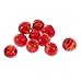 Jili Online 10pcs Mini Fruit Apple Dollhouse Miniature Kitchen Decor Accessory 1/12