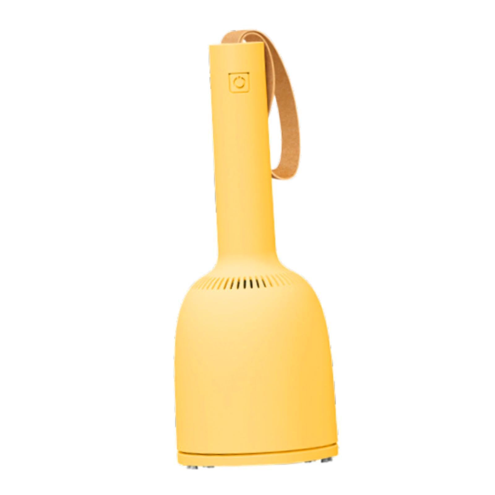 Desktop Vacuum Cleaner Mini Vacuum Cleaner Practical Adjustable Dust Cleaner for Small Areas Cleaning Eraser Crumbs Piano, Yellow