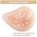 MOOVANT Silicone Breast Form Mastectomy Prosthesis Armpit Make Up A B C D Cup,Left Side Only,230g (A- Cup)