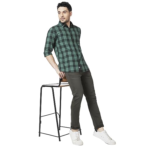 Image of Spykar Men's Slim Fit Low Rise Casual Jeans