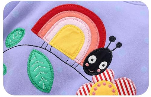 Image of HILEELANG Toddler Girl Fall Outfits Clothing Pants Set Sweatshirt Cotton Strench Leggings Playwear Sets 2pc