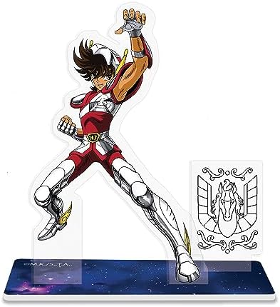 AbyStyle Adesivi Saint Seiya (I Cavalieri Dello Zodiaco): 2 Fogli Con 100 Pezzi, Dimensioni 16x11 Cm, Vinile