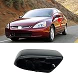Replacement For 2003-2007 Honda Accord Door Side Mirror Cover Cap Left Driver side Rear View Mirror Cap
