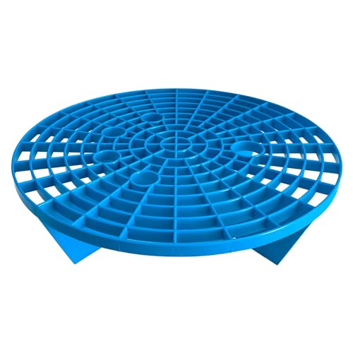 Sutekus Grit Trap Automotive Wash Bucket Insert Wash Bucket Filter Remove Dirt and Debris from Microfiber for Car Wash, Blue