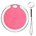 Produktbild N/AB Mini GPS Tracker, GPS Tracker Für Kinder, Wasserdichter, Tragbarer Anti Verloren Echtzeit GPS Locator Für Katzen & Hund, 4.0 Bluetooth Anti Verlust Alarm Tag, Schlüsselfinder (Rosa)