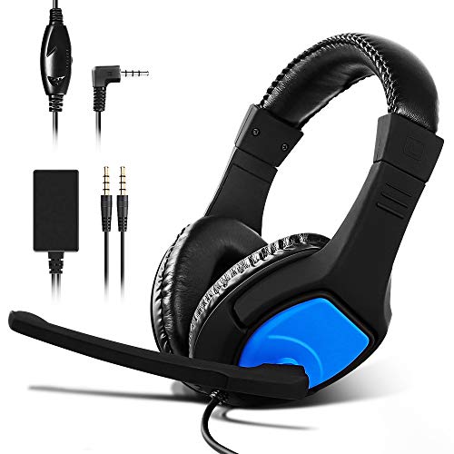 Casque de jeu STOGA R001 pour PS4, commutateur, PC, smartphone, casque de jeu filaire avec son surround 3,5 mm avec microphone