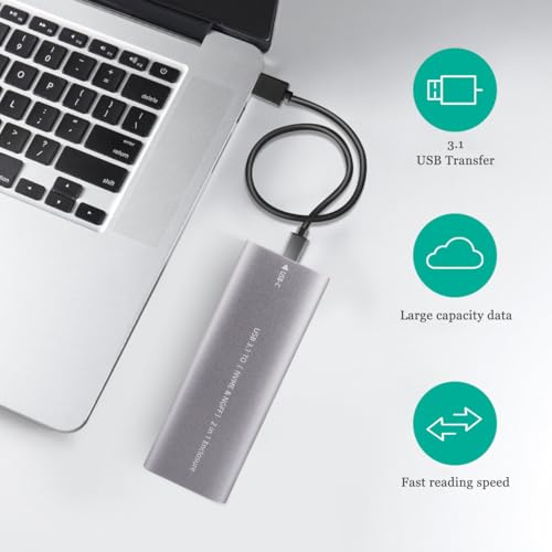 Ssd type-c boîtier ngff nvme externe portable avec câble de transfert - 4
