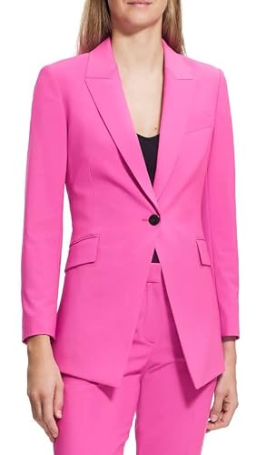 Theory Women's Etiennette Blazer, Carnation #TOP13