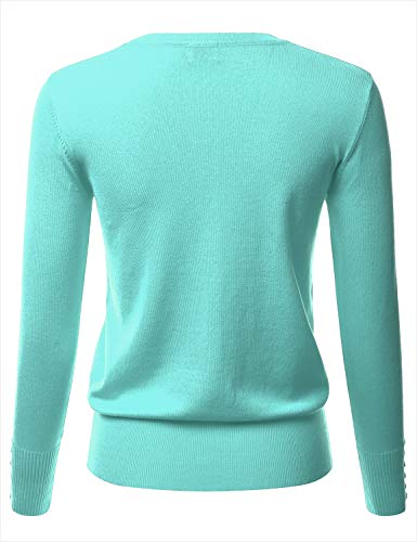 Image of LALABEE Women's V-Neck Long Sleeve Button Down Sweater Cardigan Soft Knit(S-XXL)