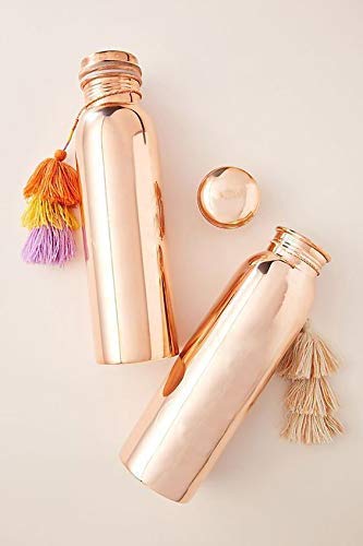 ShopClub100% Pure Copper Water Bottle 1000 ML (Set of 1)