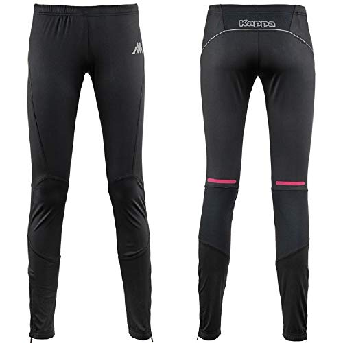 Pantalon Kappa Kombat Tawit XL noir et fuchsia pour le running