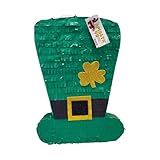 APINATA4U St. Patrick's Day Leprechaun Hat Pinata, Green Irish Party Decoration, Lucky Charm Pinata, Gender Reveal, Festival Party Favor, St. Patrick’s Day Gift & Holiday Celebration Decor