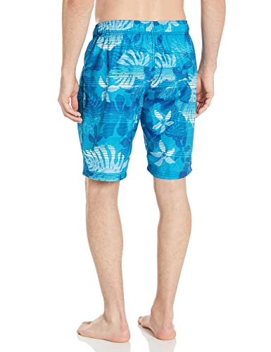 Image of Kanu Surf Men's Big Viper Extended Size Stripe Swim Trunk