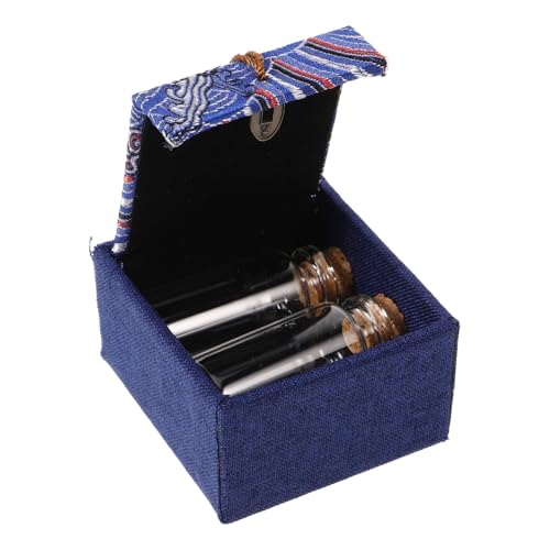 GOOHOCHY 1Sets Umbilical Cord Keepsake Box for First Haircut Milk Teeth Fetal Hair Preservation Safe Storage Bottle with Containers DIY Collection Box for Memorable Moments