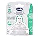 Chicco NaturalFit Nipple Adjustable Flow, 4 Months Plus