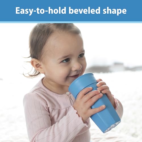 Dr. Brown's Milestones Cheers360 Spoutless Cup, Aqua & Blue, 2-Pack - image 4