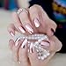 Oval Mirror Fake Nails Light pink Ladies False Nails Cool Style Sexy Nail Decoration Tips N18