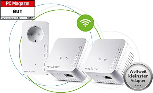 Magic 1 - Kit mini multiroom WiFi (1200 Mbit, G.hn, Powerline + WLAN, Mesh), 8570 - Powerline - Immagine 2