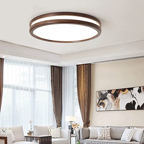 Lámpara de techo de madera ajustable con luz de techo para montaje en superficie interior LED 5