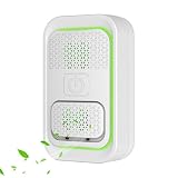 Negative Ion Air Purifier | Portable Dust Odor Eliminator | Plug In Air Ionizer | For Pet Smell Indoor Bedroom Bathroom Desktop Small Space Dorm Kitchen Basement