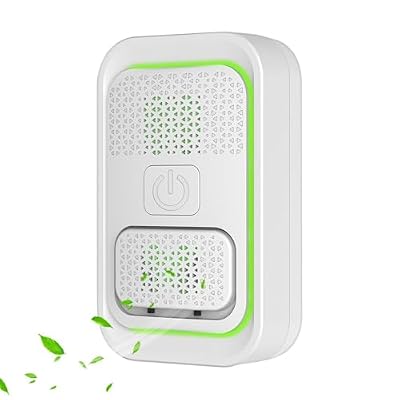 Negative Ion Air Purifier | Portable Dust Odor Eliminator | Plug In Air Ionizer | For Pet Smell Indoor Bedroom Bathroom Desktop Small Space Dorm Kitchen Basement
