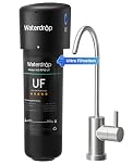 Waterdrop 10UB-UF 0.01 μm Ultra Filtration Under Sink Water Filter System for Baçtёria Reduction, 30,000 Liters with Dedicated Faucet, Reduce PFAS, PFOA/PFOS, Reduces Lead, Chlorine, Bad Taste